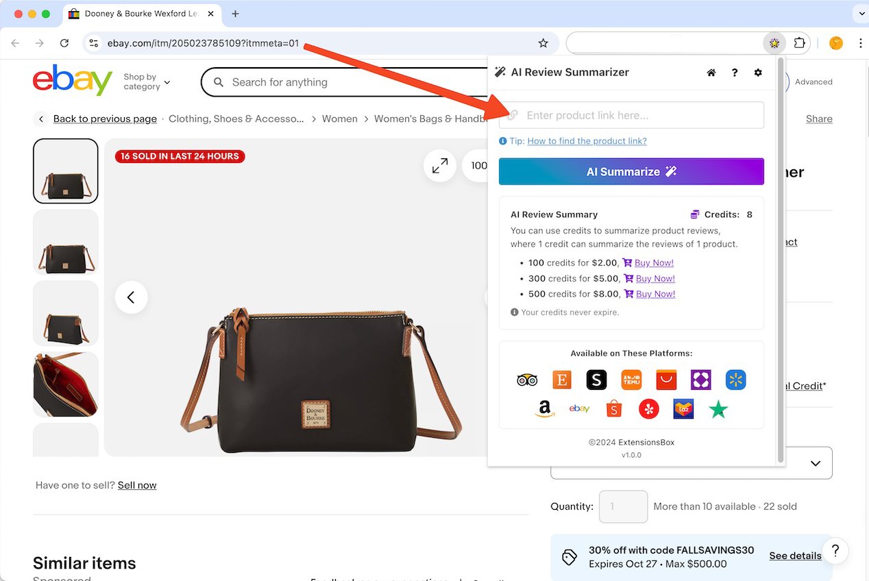 how to find eBay product link